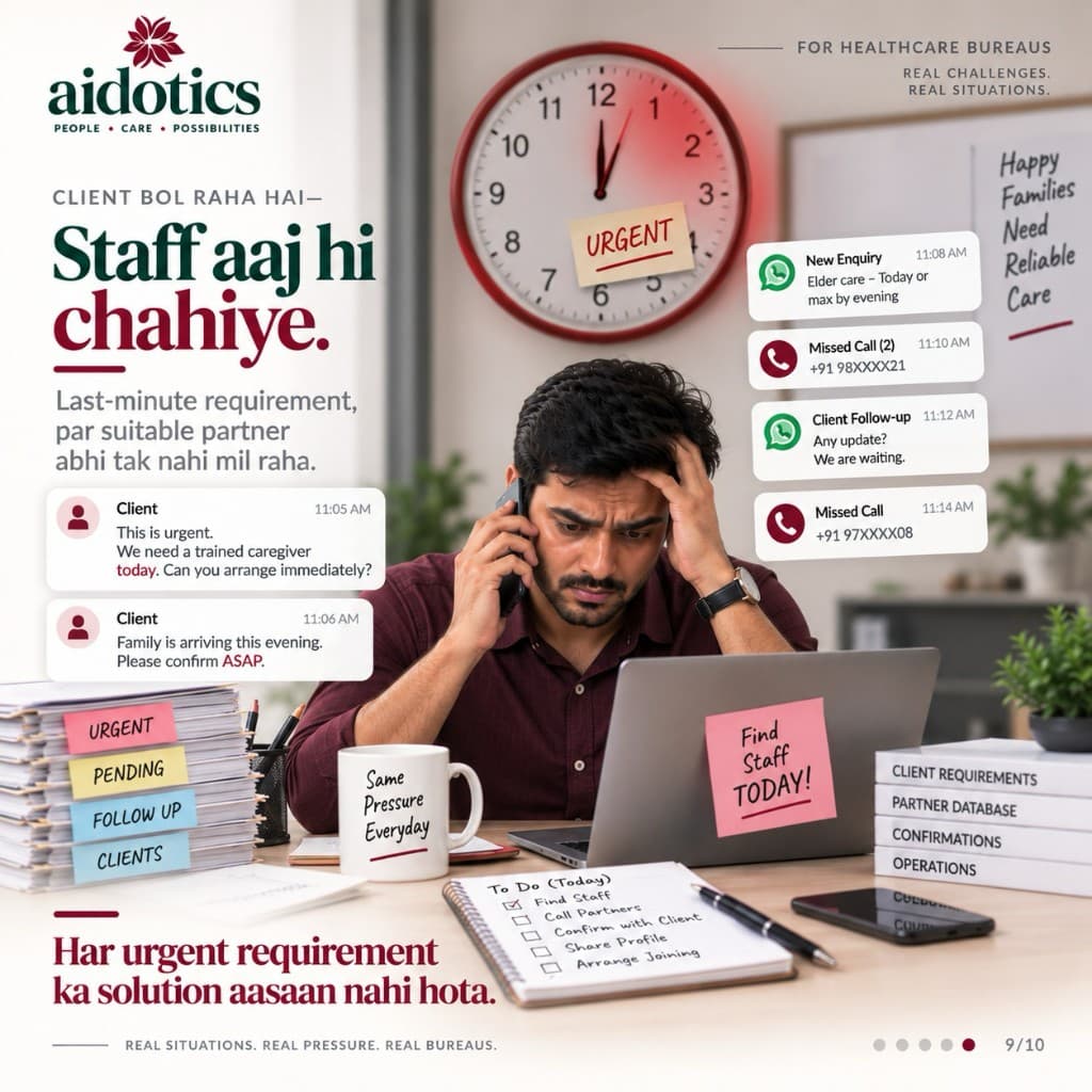 Client bol raha hai — Staff aaj hi chahiye